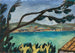 Klein landschapsschilderij van Bandol - Max Beckmann — weergave van het kunstwerk