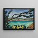 Klein landschapsschilderij van Bandol - Max Beckmann — ingelijst kunstwerk aan de muur