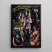 Large painting of women, fishermen - Max Beckmann — framed artwork on a wall