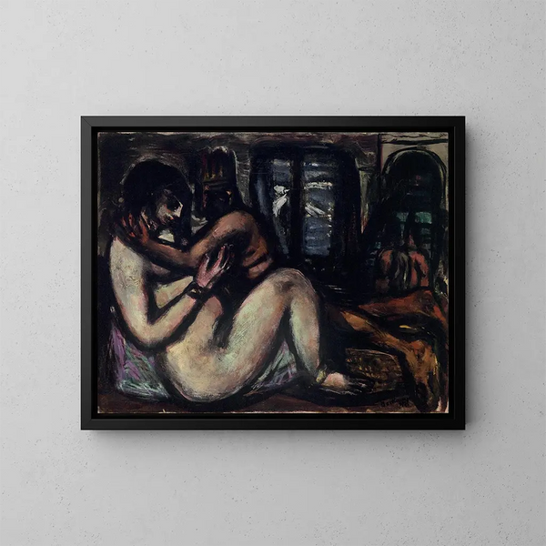 Reproductie van het schilderij Léda - Max Beckmann