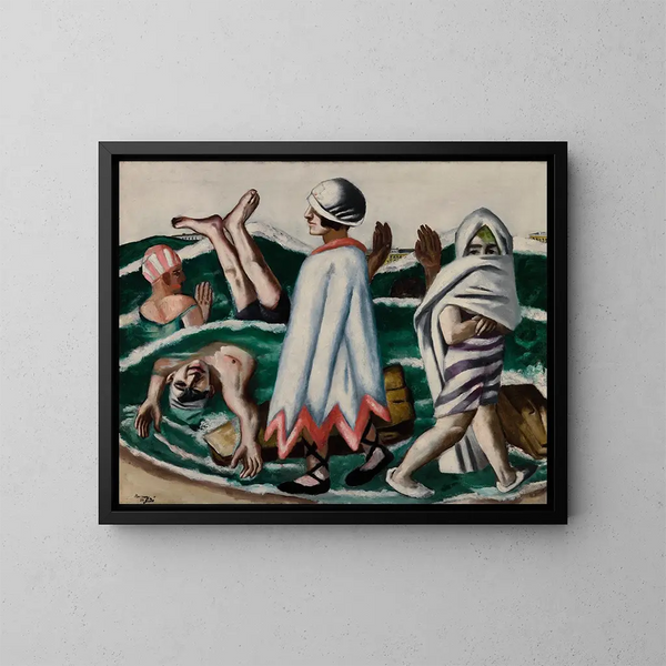 Reproductie van het schilderij Lido - Max Beckmann