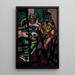 Mascarade - Max Beckmann — ingelijst kunstwerk aan de muur