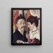 Portret van het paar Carl - Max Beckmann — ingelijst kunstwerk aan de muur