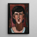 Portret van Edie Rickey - Max Beckmann — ingelijst kunstwerk aan de muur