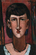 Portret van Edie Rickey - Max Beckmann — weergave van het kunstwerk