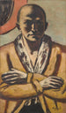 Autoportrait jaune-rose - Max Beckmann — weergave van het kunstwerk