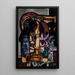 Natuurmoeite met twee grote kaarsen - Max Beckmann — ingelijst kunstwerk aan de muur