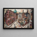 De synagoge in Frankfurt am Main - Max Beckmann — ingelijst kunstwerk aan de muur