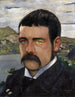 Zelfportret - Max Buri — weergave van het kunstwerk
