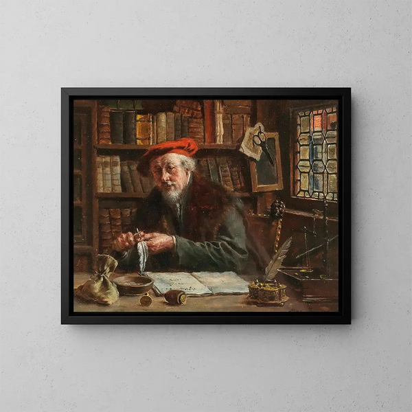 The pawnbroker - Max Gaisser — framed artwork on a wall