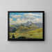 Alpe de Siusi Tirol Zuid - Max Kahrer — ingelijst kunstwerk aan de muur