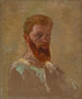 Zelfportret - Max Klinger — weergave van het kunstwerk