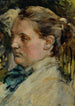 Tête d'étude féminine - Max Klinger — weergave van het kunstwerk