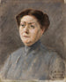 Portret van actrice Else Lehmann - Max Liebermann — weergave van het kunstwerk