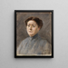 Portret van actrice Else Lehmann - Max Liebermann — ingelijst kunstwerk aan de muur