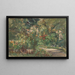 van bloemenplanten in de noordwestelijke tuin - Max Liebermann — ingelijst kunstwerk aan de muur