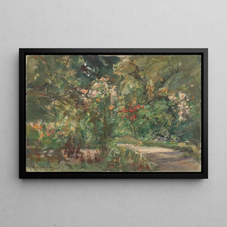 Max Liebermann - Blumenstauden im Nutzgarten nach Nordwesten.webp