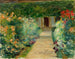 De moestuin in Wannsee richting oosten - Max Liebermann — weergave van het kunstwerk