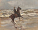 Cavalier aan de rand van de zee rechts - Max Liebermann — weergave van het kunstwerk