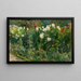 Bloemen in rood en wit richting het zuidoosten - Max Liebermann — ingelijst kunstwerk aan de muur