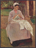 Couturière - Max Liebermann — weergave van het kunstwerk