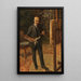Autoportrait en costume devant le chevalet, en pied - Max Liebermann — ingelijst kunstwerk aan de muur