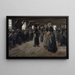 La Grange à lin à Laren - Max Liebermann — ingelijst kunstwerk aan de muur