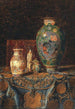 Natuurmoe with decoratieve Aziatische objecten - Max Schedl — weergave van het kunstwerk