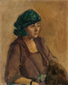 Portret van een dame - Max Slevogt — weergave van het kunstwerk