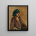 Portret van een dame - Max Slevogt — ingelijst kunstwerk aan de muur