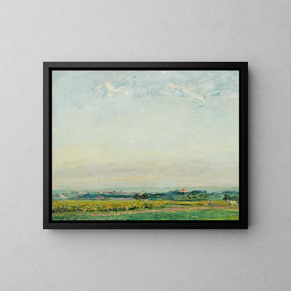 Landscape of the Palatinate - Max Slevogt — framed artwork on a wall