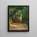 Groep ruiters in het bos - Max Slevogt — ingelijst kunstwerk aan de muur