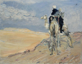 Max Slevogt - Sandstorm in the Libyan Desert.webp