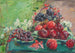 Natuurstudie met appels, druiven en pruimen - Max Slevogt — weergave van het kunstwerk