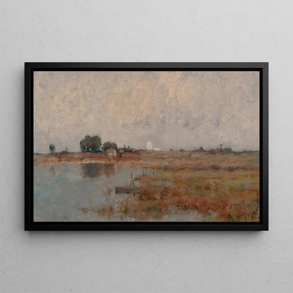 Max Weyl - Potomac Marshlands with the United States Capitol in the Distance.webp