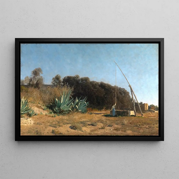 Max Wilhelm Roman - Bei Bordighera an der Riviera.webp