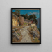 Italiaans landschap met München - Max Wilhelm Roman — ingelijst kunstwerk aan de muur