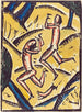 Twee naakte danseressen in een landschap - Max Zachmann — weergave van het kunstwerk