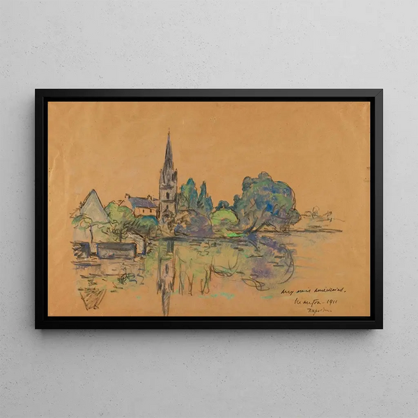 Landscape Painting - Maxime Maufra — framed artwork on a wall