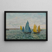 Le Retour des bateaux crevettiers, Le Croisic - Maxime Maufra — ingelijst kunstwerk aan de muur
