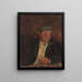 Portret van kolonel La Villette - Maxime Maufra — ingelijst kunstwerk aan de muur
