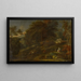 Landscape painting with staffage figures - Maximilian Joseph Schinnagl — framed artwork on a wall