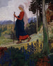 De wandeling van Marie in de bergen - Maximilian Liebenwein — weergave van het kunstwerk