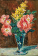 vaas met bloemen - Maximilien Luce — weergave van het kunstwerk