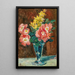 vaas met bloemen - Maximilien Luce — ingelijst kunstwerk aan de muur