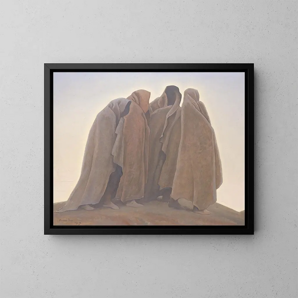Forms of Fear - Maynard Dixon — framed artwork on a wall