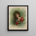 Poinsettia - Meek & Co.. — ingelijst kunstwerk aan de muur