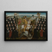De Leden van de Gilde van de Oude Kruisboog van Mechelen - Meester van de Gilde van Sint-Joris van Mechelen — ingelijst kunstwerk aan de muur