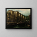 Mansion aan de waterkant van Said Paa - Megerdich Jivanian — ingelijst kunstwerk aan de muur