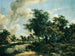 Een onweerslandschap - Meindert Hobbema — weergave van het kunstwerk